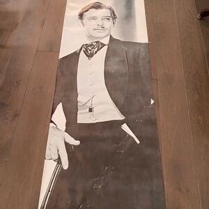 Vintage Clark Gable 6ft poster